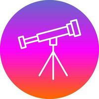 Telescope Vector Icon Design