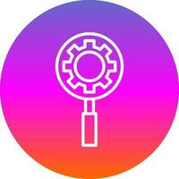 Magnifying glass Vector Icon Design