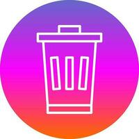 Bin Vector Icon Design