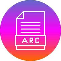 Arc Vector Icon Design