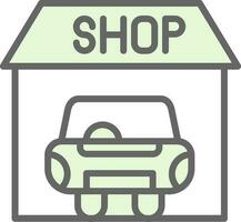 Car shop Vector Icon Design