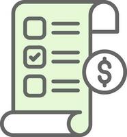 Invoice Vector Icon Design