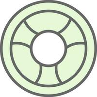 Steering wheel Vector Icon Design