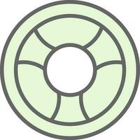 Steering wheel Vector Icon Design