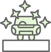 Car showroom Vector Icon Design