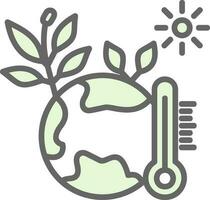 Climate change Vector Icon Design