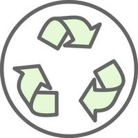 Recycle Vector Icon Design