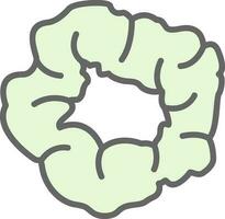 Scrunchie Vector Icon Design