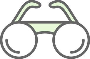 Glasses Vector Icon Design