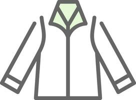 diseño de icono de vector de chaqueta