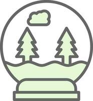 Snowball Vector Icon Design