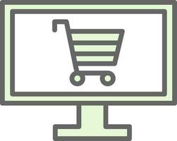 diseño de icono de vector de compras