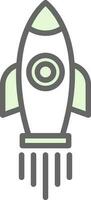 Rocket Vector Icon Design