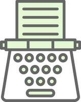 Typewriter Vector Icon Design