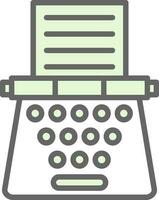 Typewriter Vector Icon Design