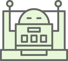 Robot Vector Icon Design