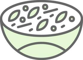 Green curry Vector Icon Design