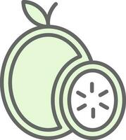 Passion fruit Vector Icon Design