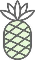 Pineapple Vector Icon Design