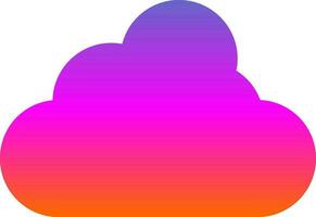 diseño de icono de vector de nube