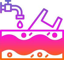 Water pollution Vector Icon Design