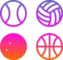 Balls Vector Icon Design