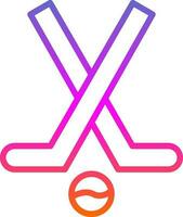 Hockey stick Vector Icon Design