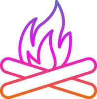 Bonfire Vector Icon Design