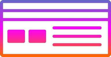 Card Vector Icon Design
