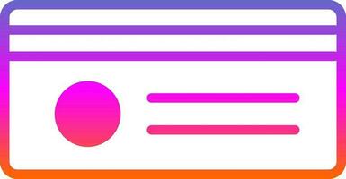 Credit card Vector Icon Design