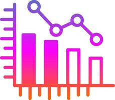 Graph Vector Icon Design