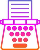 Typewriter Vector Icon Design