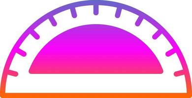 Protractor Vector Icon Design