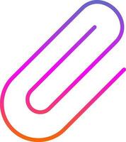 Paperclip Vector Icon Design