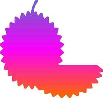 Durian vector icono diseño