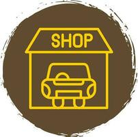 Car shop Vector Icon Design