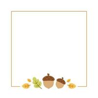 Cute Square Spring Frame Border Template. Can be used for shopping sale, promo poster, banner, flyer, invitation, website or greeting card. Vector illustration