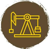 Pump jack Vector Icon Design