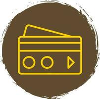 Debit card Vector Icon Design