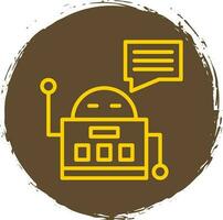Chatbot Vector Icon Design