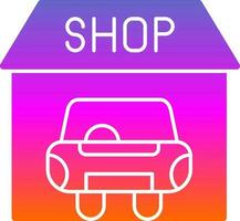 Car shop Vector Icon Design