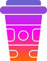 Paper cup Vector Icon Design