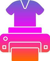 Dtg printer Vector Icon Design
