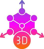 3d modeling Vector Icon Design