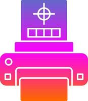 Print test Vector Icon Design
