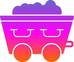 Trolley Vector Icon Design