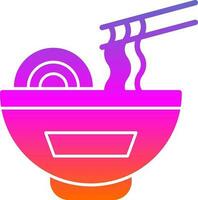 Noodles Vector Icon Design