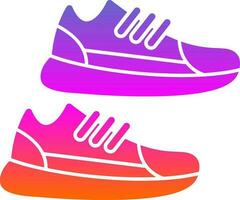 Sneakers Vector Icon Design