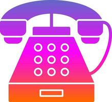 Telephone Vector Icon Design