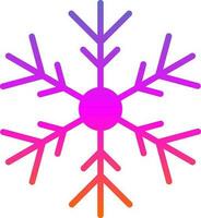 Snowflake Vector Icon Design